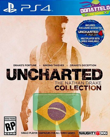 Uncharted The Nathan Drake Collection PS4/PS5 Mídia digital