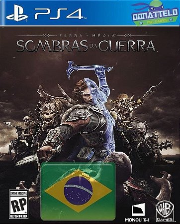Terra Media: Sombras da Guerra PS4/PS5 Mídia digital
