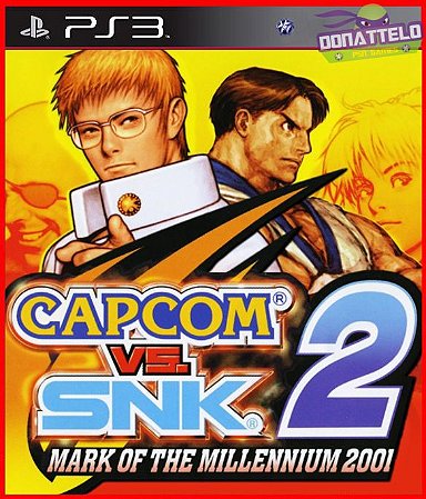 Capcom vs Snk 2 Mark of the millenium 2001 ps3 Mídia digital