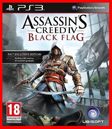 Assassins Creed IV ps3 - AC 4 Black Flag Mídia digital