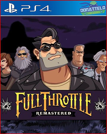 Full Throttle Remastered PS4/PS5 Mídia digital