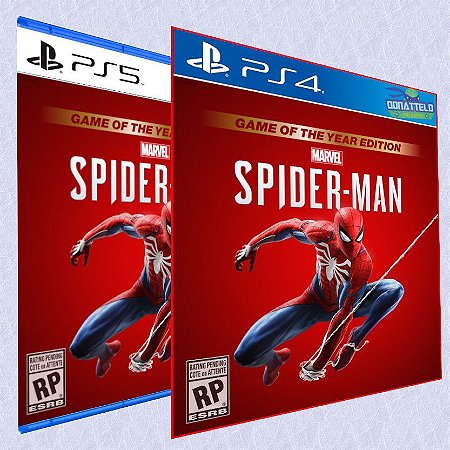 Marvel Spiderman 2018 ps4 - Homem Aranha ps4 - Edição Game of The Year Mídia digital