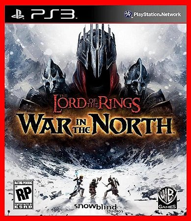 Lord of the Rings War in the north ps3 - Senhor dos aneis Guerra no norte Mídia digital