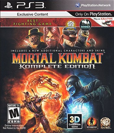 Mortal Kombat 9 Komplete Edition BR Midia Digital Ps3 - WR Games Os  melhores jogos estão aqui!!!!