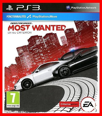 Need for Speed Most Wanted ps3 Mídia digital