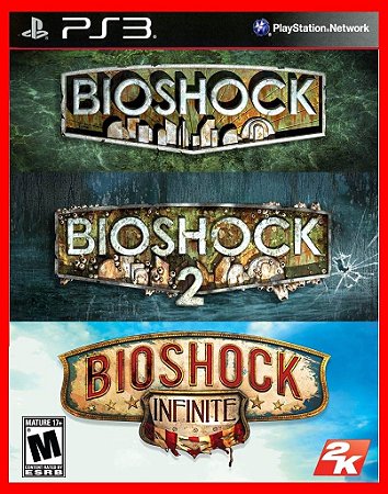 Bioshock Trilogy ps3 - Bioshock 1, 2 E Infinity Mídia digital