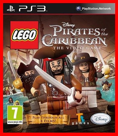 Lego Piratas do Caribe The Videogame ps3 Mídia digital