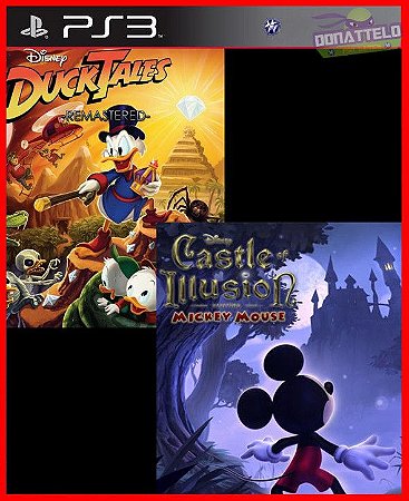 Mickey Castle of Illusion e Ducktales Remastered ps3 Mídia digital
