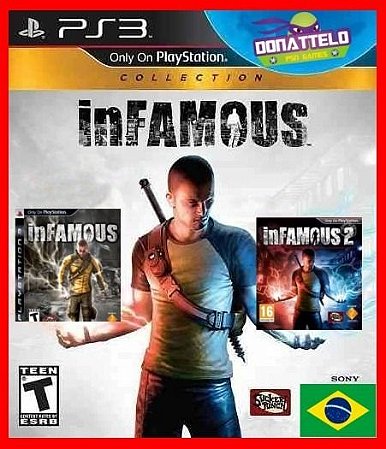 inFAMOUS - (Capa Dura) - Jogo PS3 Midia Fisica | Lojas 99