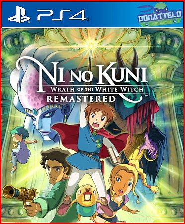 Ni no Kuni Wrath of the White Witch Remastered PS4 Mídia digital