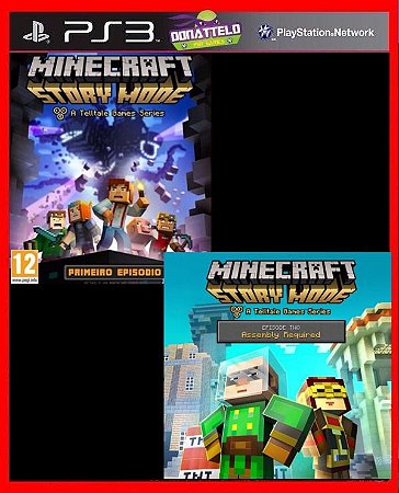 Minecraft Story Mode Ps3 Legendas Português Jogo Psn Digital