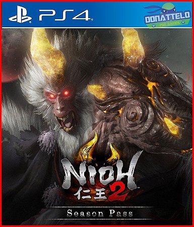 Season Pass Nioh 2 PS4 - Passe de temporada Nioh 2 Mídia digital