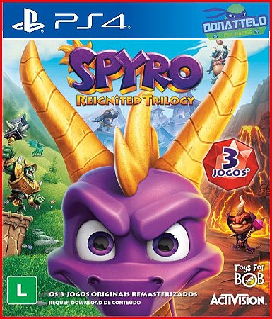 Spyro Reignited Trilogy PS4/PS5 Spyro The Dragon Mídia digital