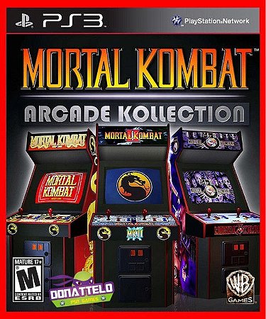 Mortal Kombat Arcade Kollection ps3 Mídia digital