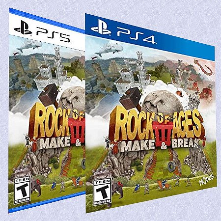 Rock of Ages 3: Make and Break PS4/PS5 Mídia digital