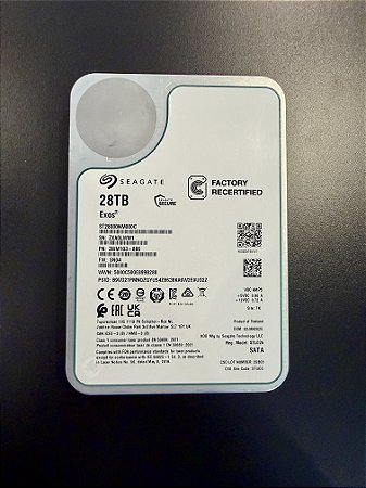 HD SATA Seagate Exos 28 TB 7.200 RPM