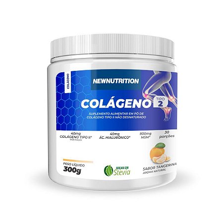 Colágeno Tipo 2 300g Tangerina Newnutrition