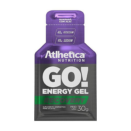 Go! Energy Gel 30g Guaraná com açaí Atlhetica Nutrition