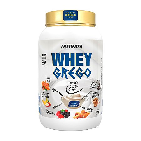 Whey Grego 900g Natural Nutrata