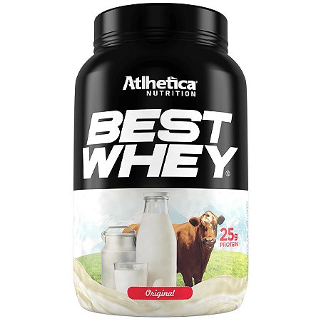 Best Whey 1kg (900g+100g Gratis) Original Atlhetica Nutrition