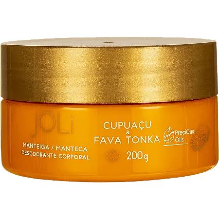 Manteiga Corporal Joli Cupuaçu e Fava Tonka 200ml