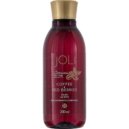 Óleo Desodorante Corporal Joli Café e Frutas Vermelhas 200ml