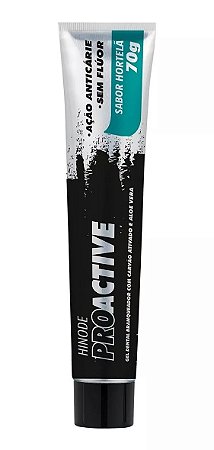 Gel Dental Carvão Ativado + Aloe Vera Proactive Hinode