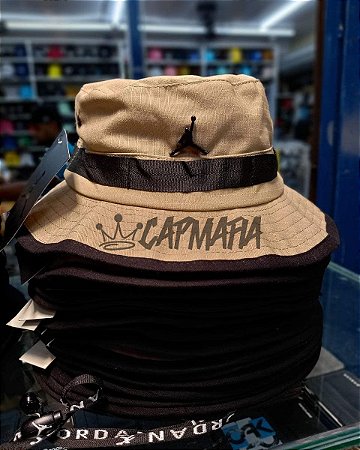 Bucket Hat Jordan Brand Jumpman Beige & Black