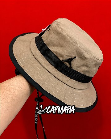Bucket Hat Jordan Brand Jumpman Beige & Black