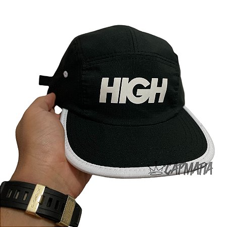 Cap High Company Classic Black & White Five Panel