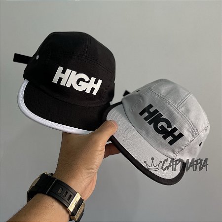 Cap High Company Brand Black & White Five Panel - CAPMAFIA SUPPLY