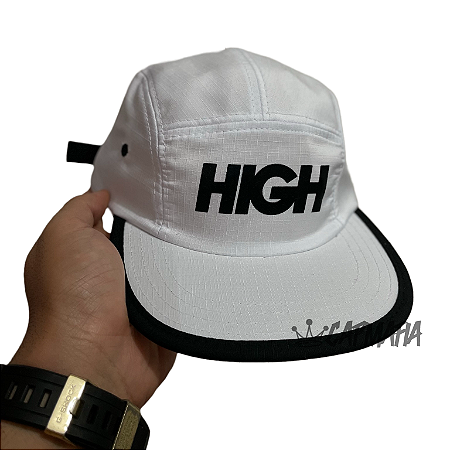 Cap High Company Brand Black & White Five Panel - CAPMAFIA SUPPLY
