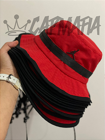 Bucket Hat Jordan Brand Jumpman Red & Black