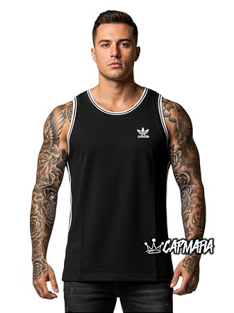 Regata Adidas Adicolor Classics 3 Stripes Black & White