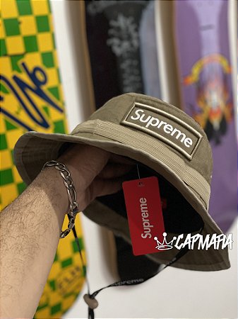 Supreme バケットハット ベージュ Bucket Hat Supreme Square Box Beige - CAPMAFIA ⚡️ Os Melhores
