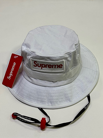Bucket Hat Supreme Square Box White