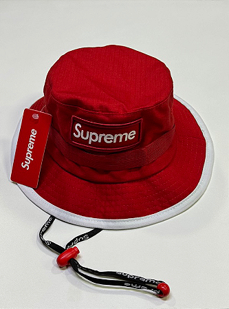 Bucket Hat Supreme Square Box Red