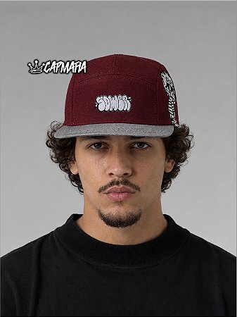 Cap Sower Company Rebel Fake People Burgundy Five Panel