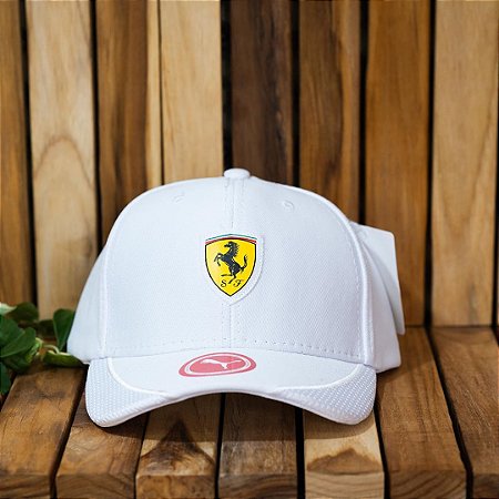 Cap Puma Scuderia Ferrari White Aba Curva