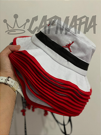 Bucket Hat Jordan Brand Jumpman White & Red