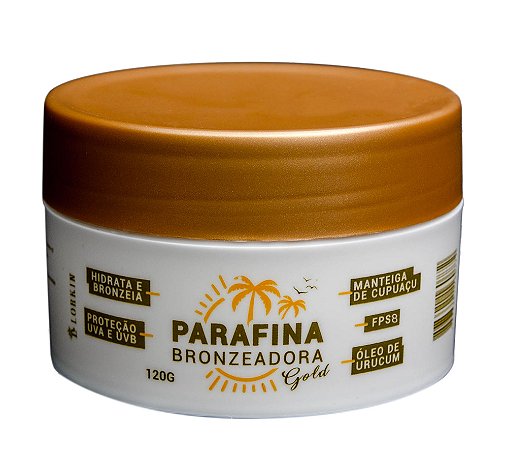 Parafina Bronzeadora Gold 120g