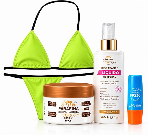 Kit Praia Lorkin – Bronzeado & Cuidados