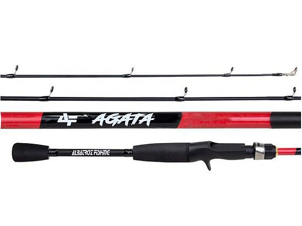 Vara Albatroz Agata C602 6-12Lb 6`0 (1,80m) - Carretilha (2 Partes)