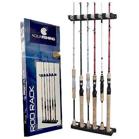 Suporte para varas Rod Rack Aquafishing para 6 Varas