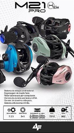 CARRETILHA ALBATROZ M21 PRO SLIM