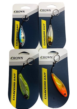 Chaveiro De Isca Artificial Crown Bait