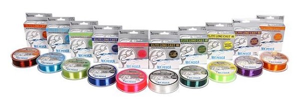 Linha Elite Long Cast MxPesca 300m Várias Cores