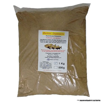 Massa Japonesa Para Pesca Especial Tambas Pacote De 1 Kg