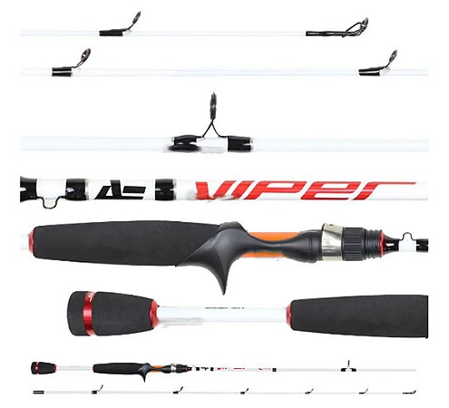 Vara Viper C 562 1,68mts 14lbs Albatroz Fishing P/ Carretilha