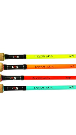 VARA INVOKADA COLORIDA 50LBS 2,40M IM8 LUMIS 2 PARTES LANÇAMENTO 2025